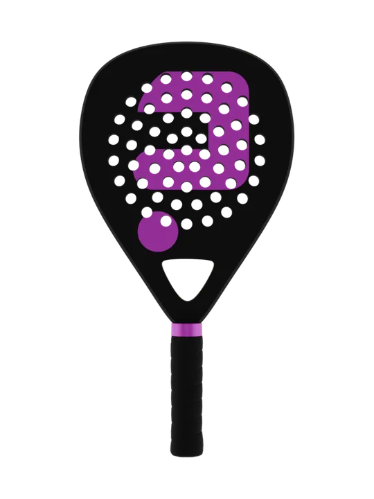 Padelracket Zwart · Paars